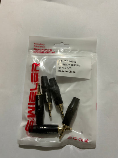 S.WIELER JA301SBK – Premium Audio Cable, Durable Build & Clear Signal Transmission