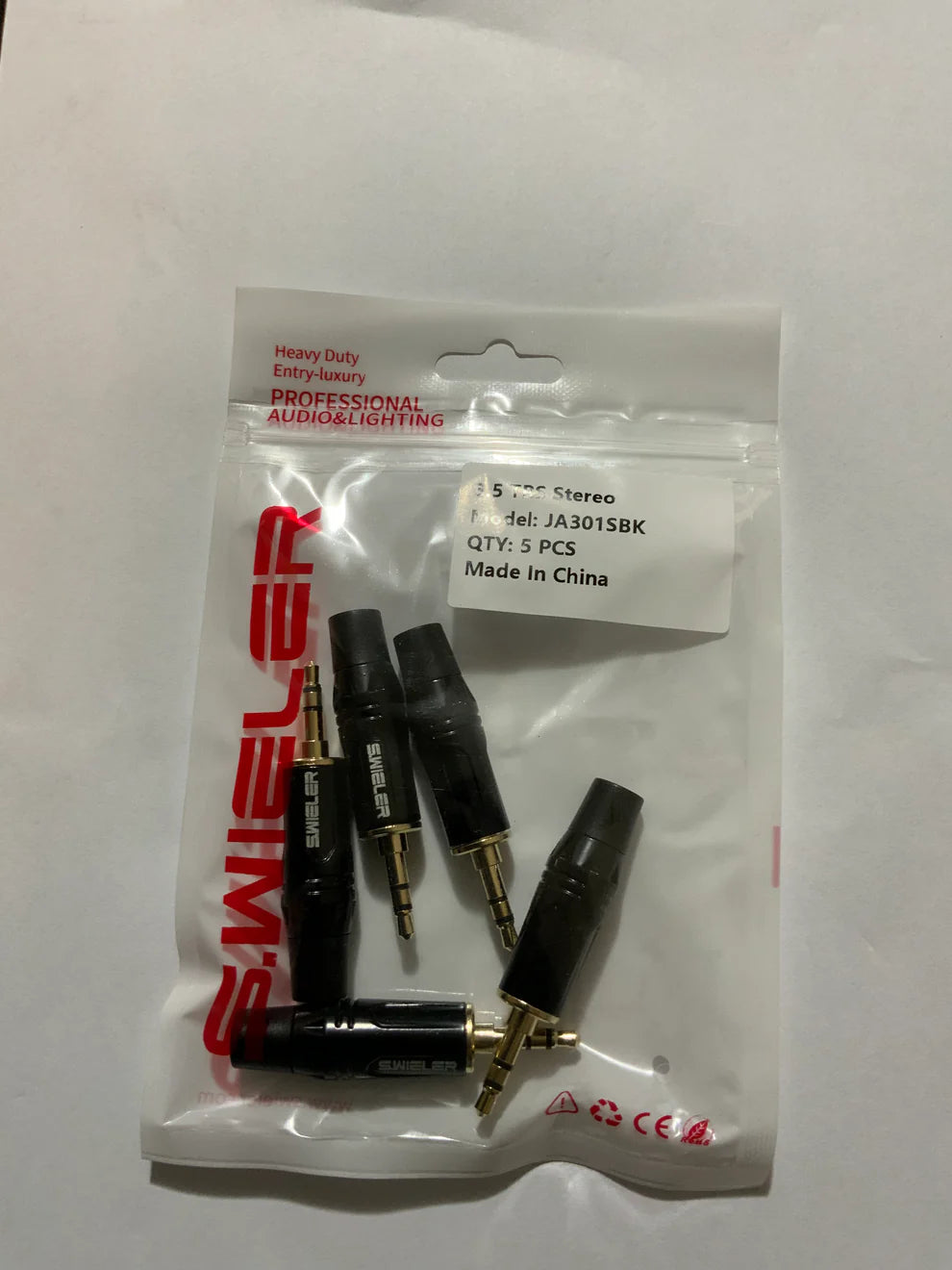 S.WIELER JA301SBK – Premium Audio Cable, Durable Build & Clear Signal Transmission