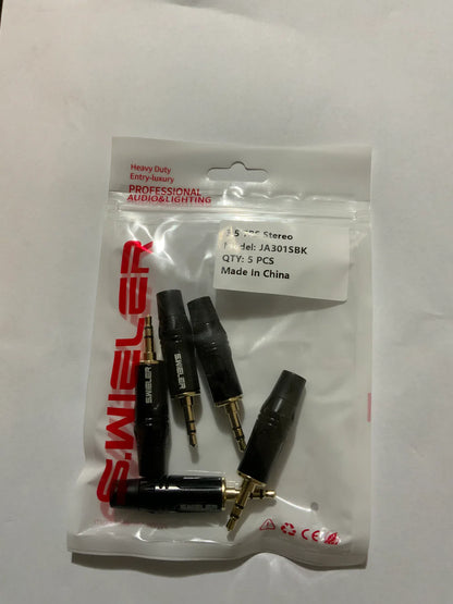 S.WIELER JA301SBK – Premium Audio Cable, Durable Build & Clear Signal Transmission