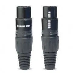 S.WIELER S002K PROFESSIONAL XLR AUDIO PLUG- FEMALE