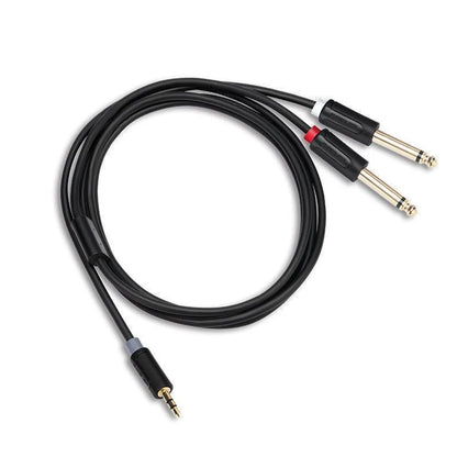 S.WIELER S615B 3.5mm TRS to DUAL 6.35mm TS STEREO BREATOUT CABLE