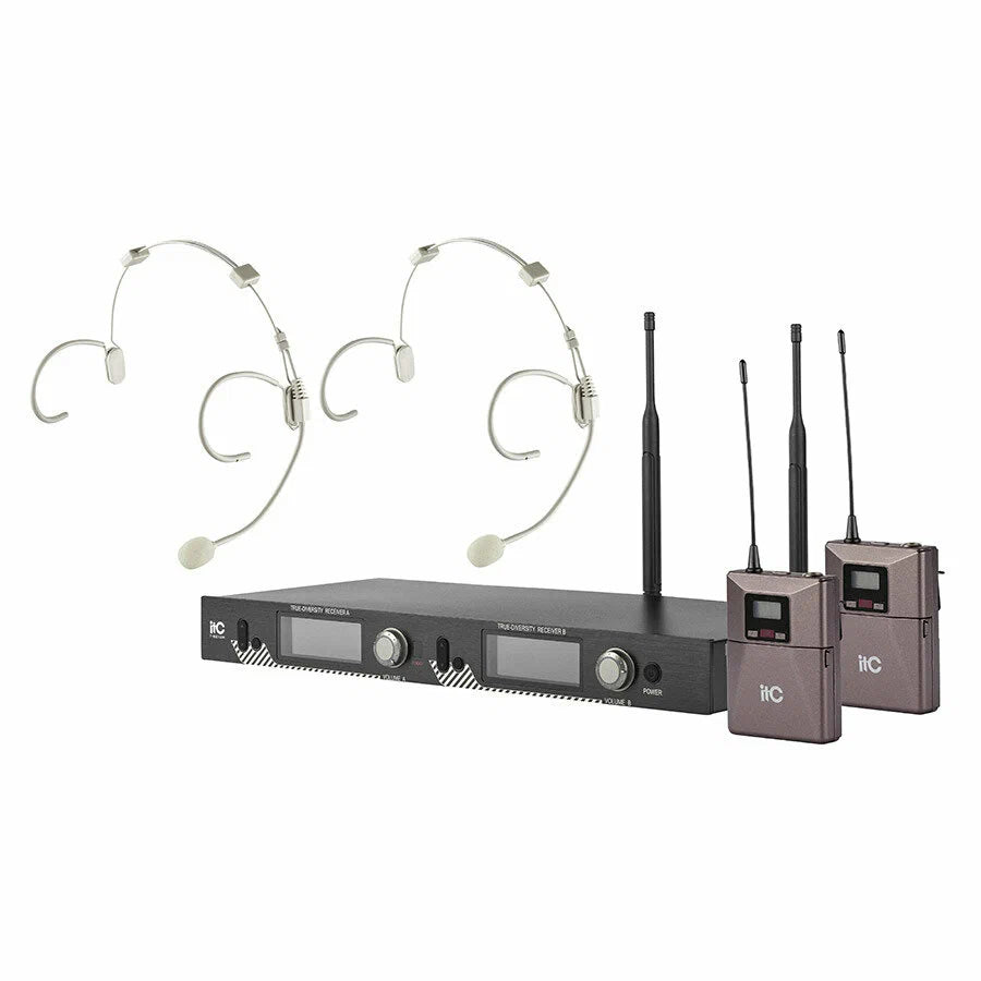 ITC T-521US UHF Segment LCD Liquid Crystal Display FM true Diversity Wireless Microphone ITC T-521US UHF Segment LCD Liquid Crystal Display FM true Diversity Wireless Microphone