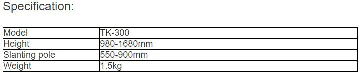 ITC TK-300 Microphone Floor Stand – Adjustable, Sturdy & Portable