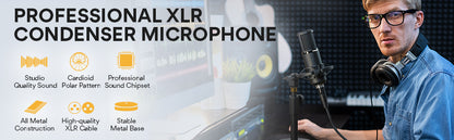 خلاط مكتبي تناظري HPA M822FX، 5 قنوات، 8 مداخل، تأثيرات مدمجة 100 إعداد مسبق. AUX 1 ومدخل إرجاع (ستيريو)