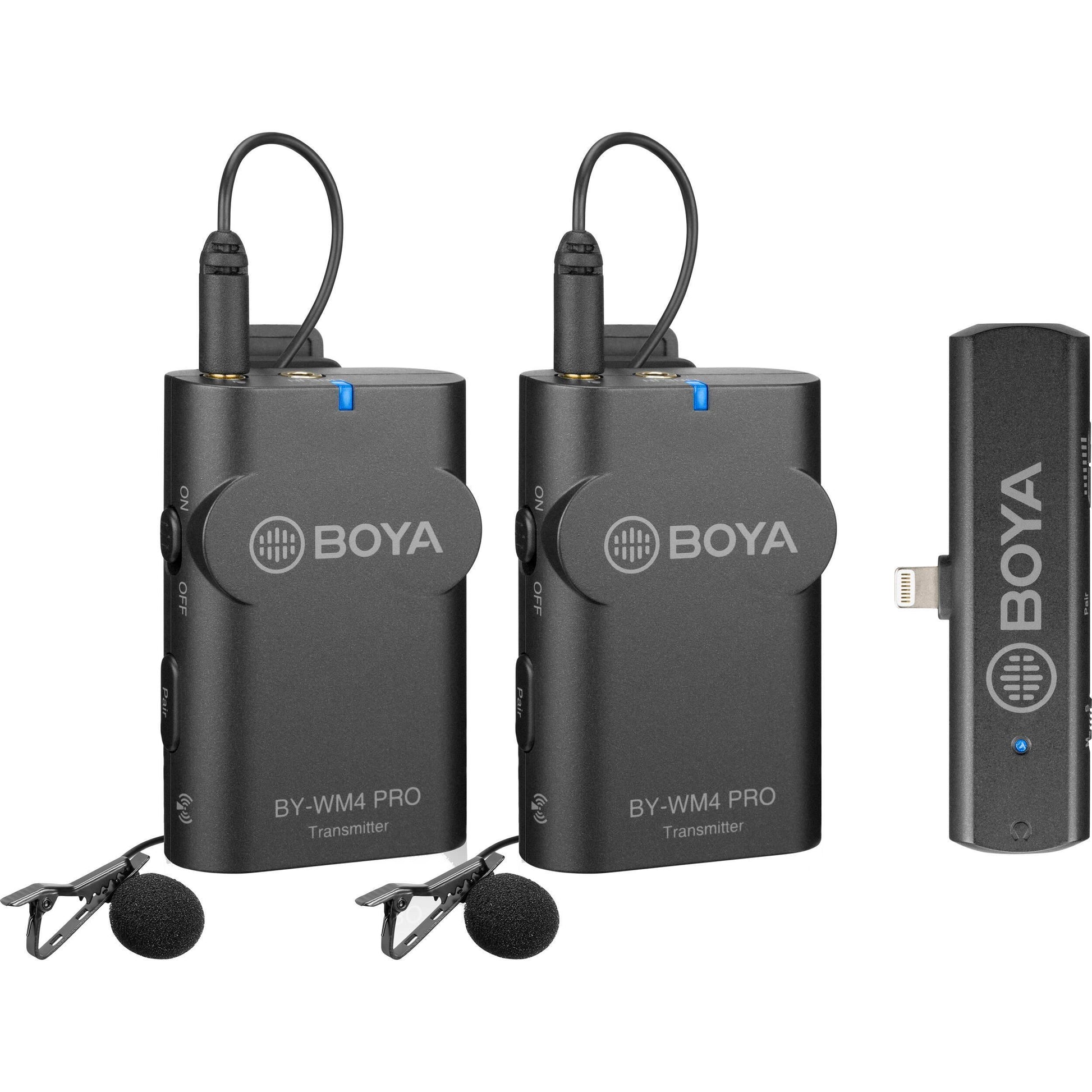 BY-WM4 Pro-K4 2.4 GHz Wireless Microphone System - DECIBEL