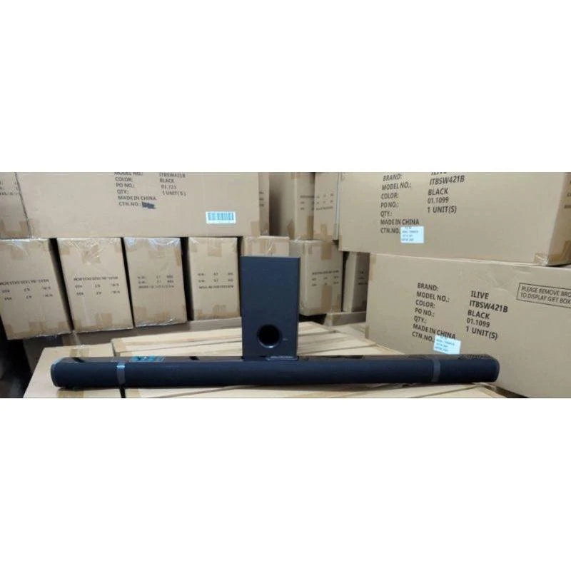 iLive - 32” Bluetooth Sound Bar with Wireless Subwoofer & Satellite Speakers (ITBSW421B)